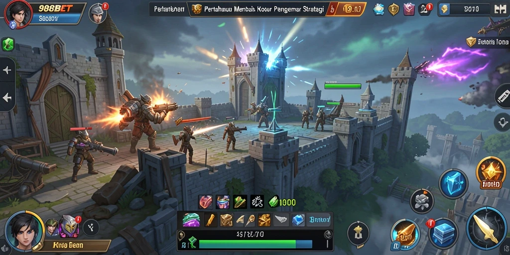 Tampilan gameplay menakjubkan dari 988BET dalam kategori Tower Defense.