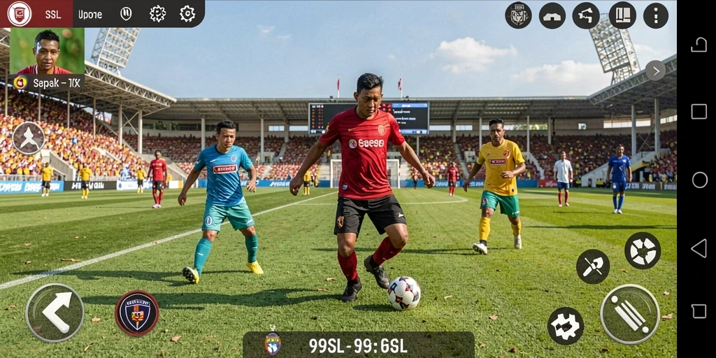 Gameplay 99SL yang tampak nyata dan mendebarkan.