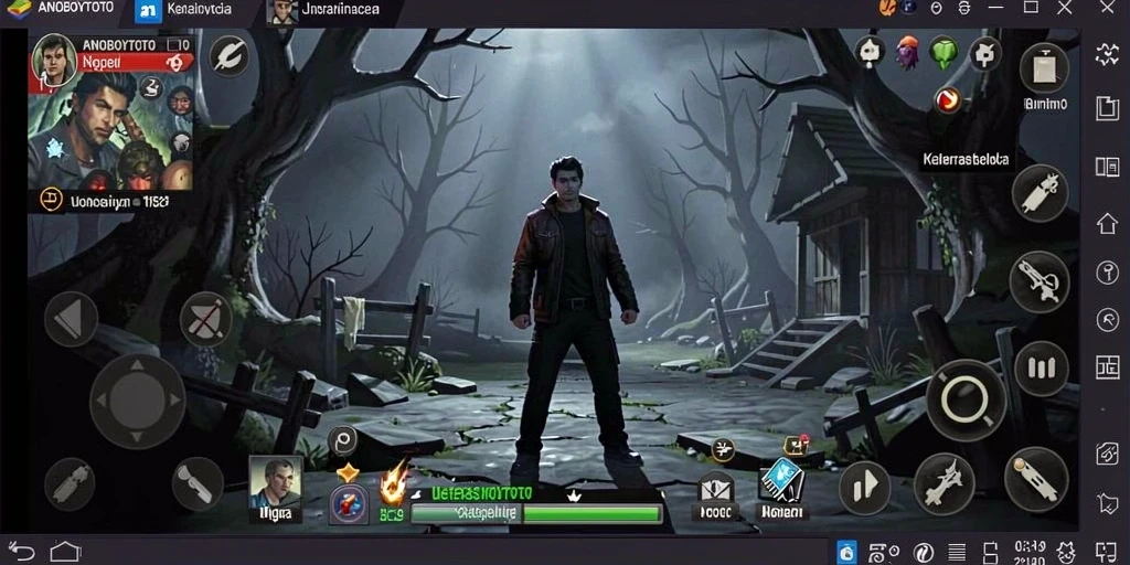 Tampilan menyeramkan dalam gameplay ANOBOYTOTO.