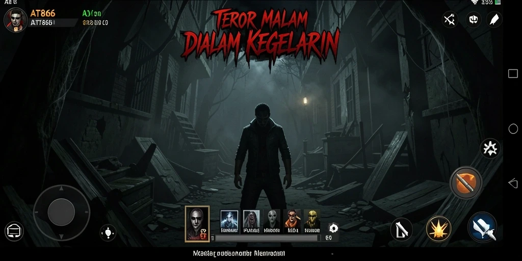 Gameplay mencekam di AT866 dengan suasana menyeramkan dan efek suara realistik.