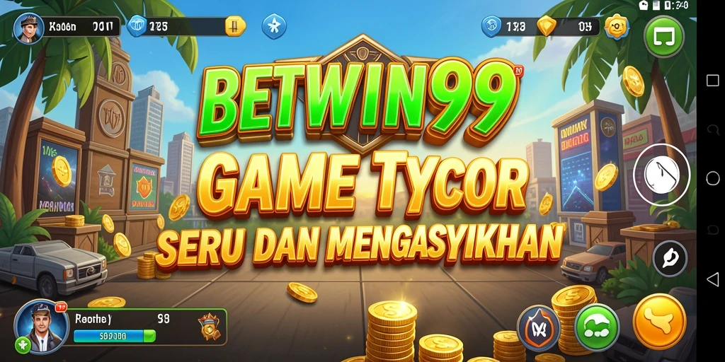 Tampilan gameplay menarik dari BETWIN999 yang menampilkan manajemen bisnis.