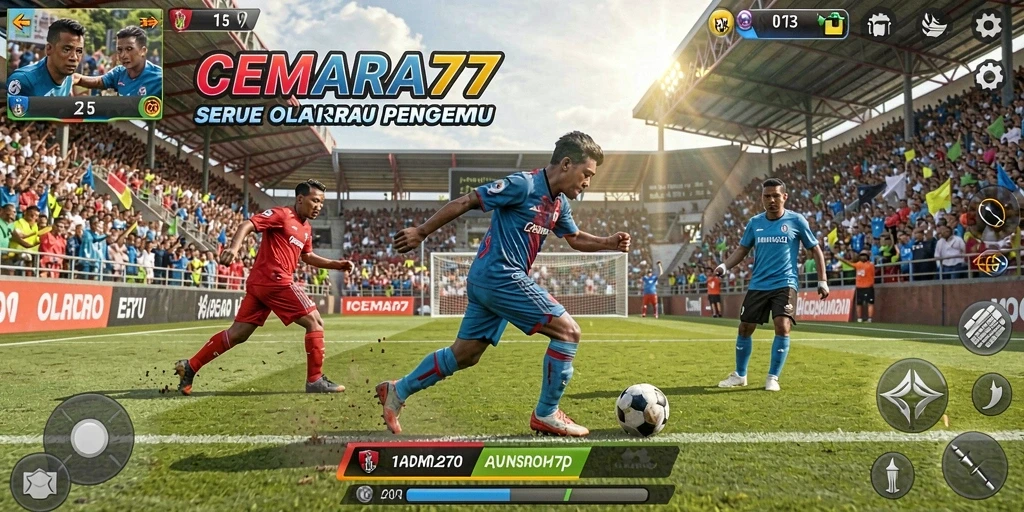 Tampilan gameplay CEMARA77 yang penuh aksi dan seru.