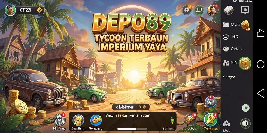 Tampilan menarik dari gameplay DEPO89 yang penuh strategi Tycoon.