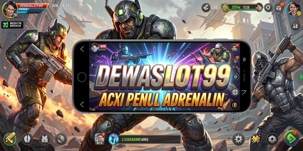 Tampilan gameplay seru dan penuh aksi di DEWASLOT99.