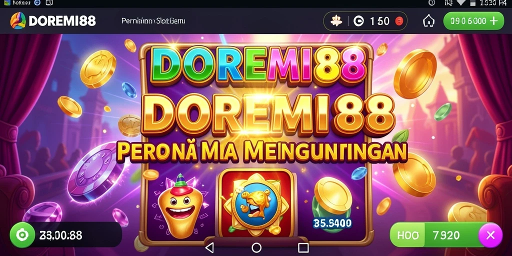 Screenshot gameplay DOREMI88 menampilkan pengalaman Slot yang mendebarkan.