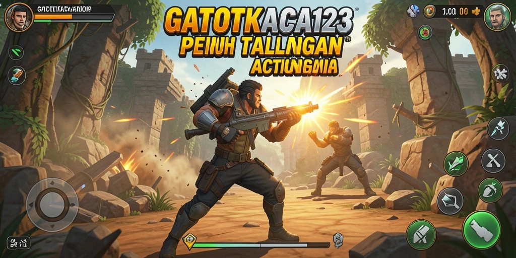 Tampilan seru dari gameplay GATOTKACA123 yang menantang.