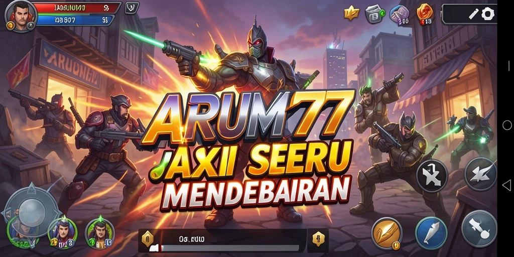 Tampilan gameplay seru dan menegangkan dari JARUM77.