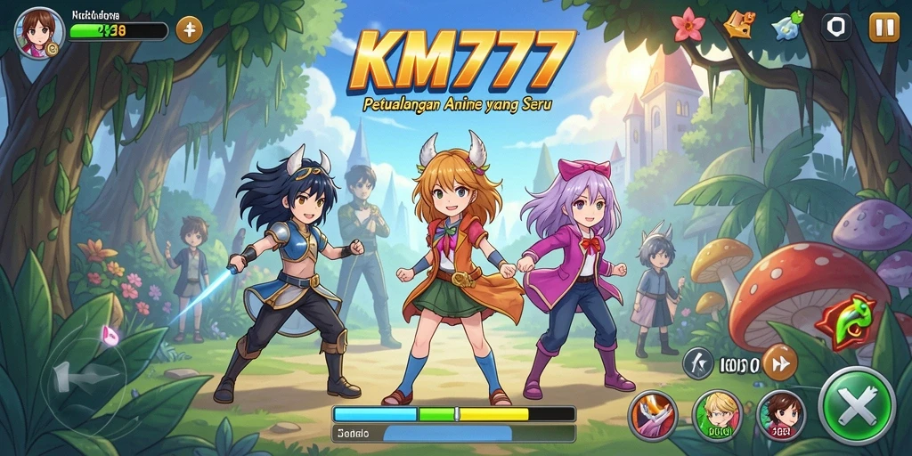 Tampilan gameplay KM777 yang memukau dan seru.