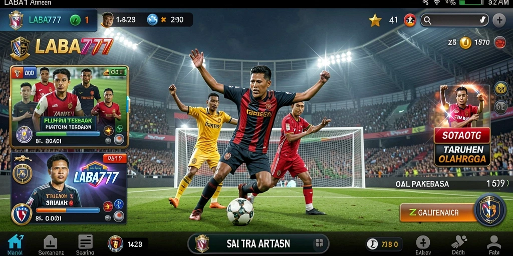 Tampilan gameplay LABA777 yang menarik untuk taruhan olahraga.