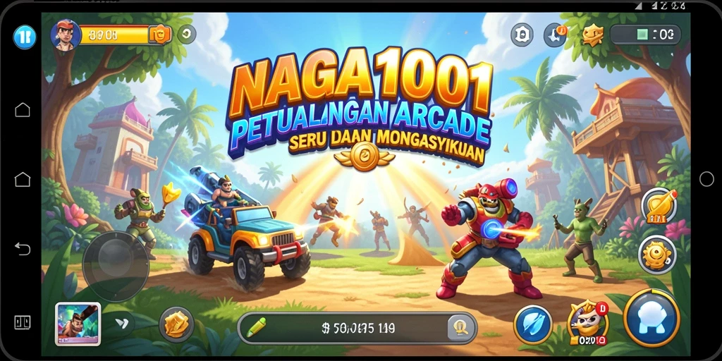 Screenshot gameplay NAGA1001 menampilkan aksi menarik dalam game Arcade.