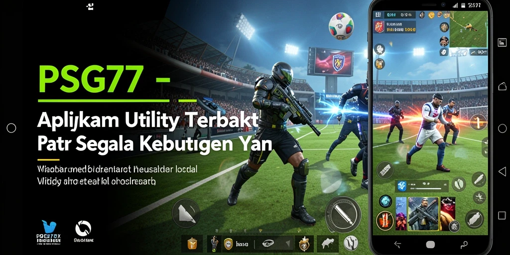 Tampilan utama PSG77 dengan fitur Utility yang lengkap.