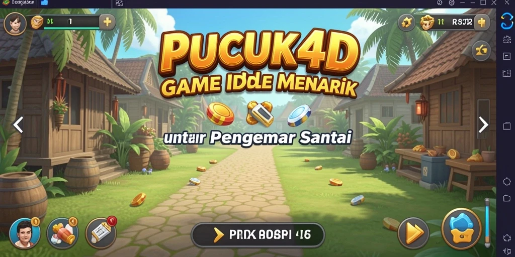 Tampilan gameplay PUCUK4D dengan elemen Idle yang menarik.