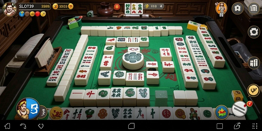 Tampilan utama SLOT39 saat bermain Mahjong penuh aksi.