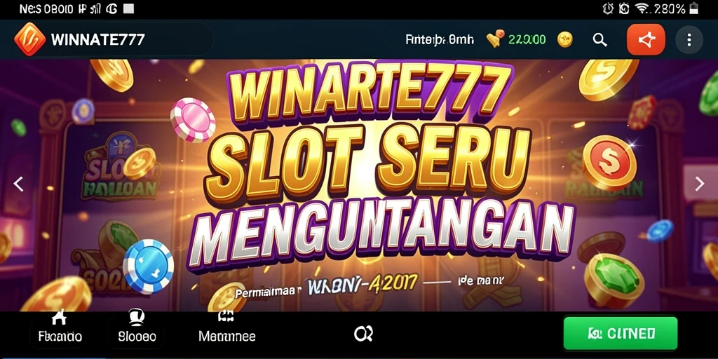 Screenshot gameplay <strong>WINRATE777</strong> menampilkan fitur slot yang menarik dan mendebarkan.
